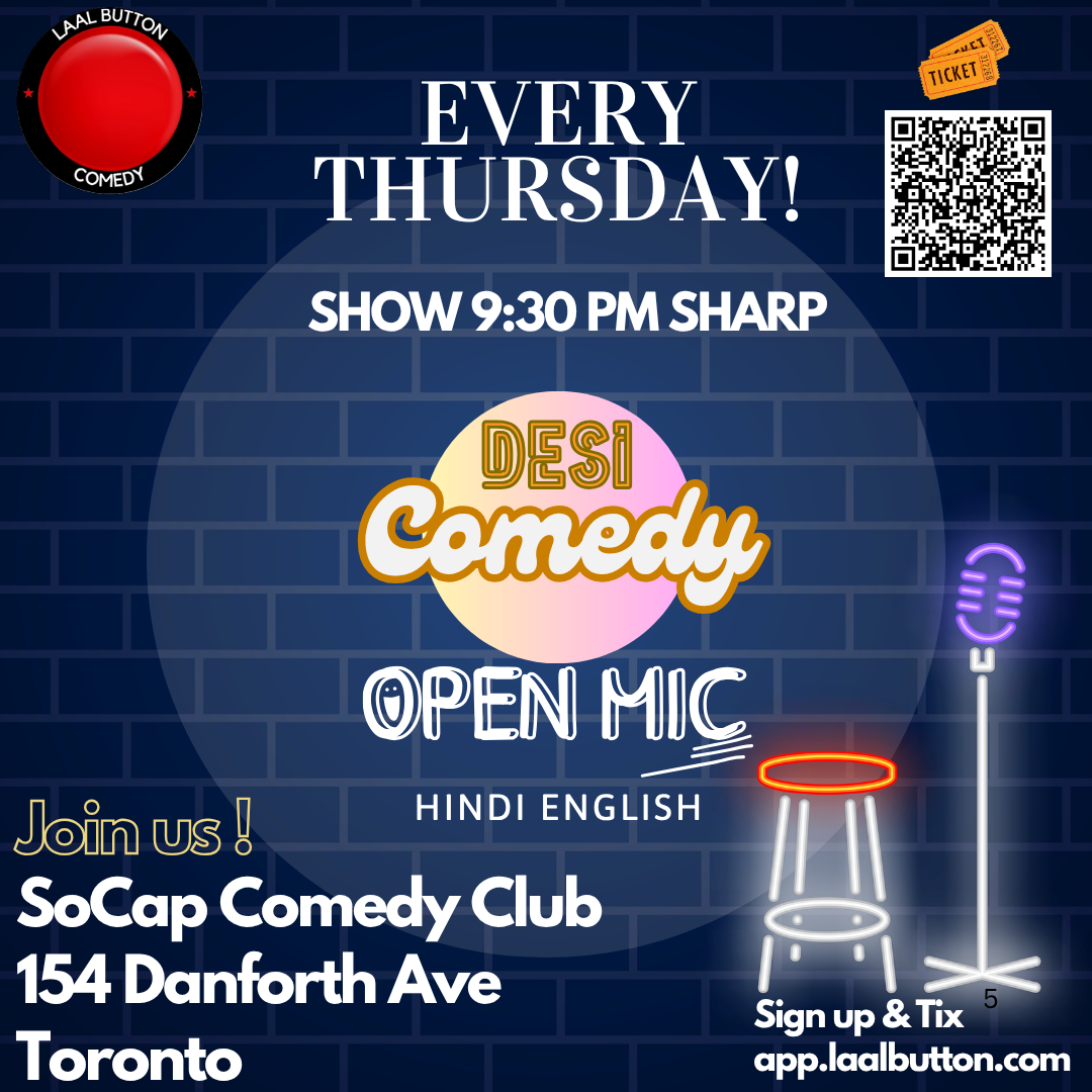 Desi Comedy Open Mic Toronto